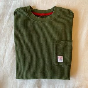 TOPO Design Long Sleeve Waffle Tee